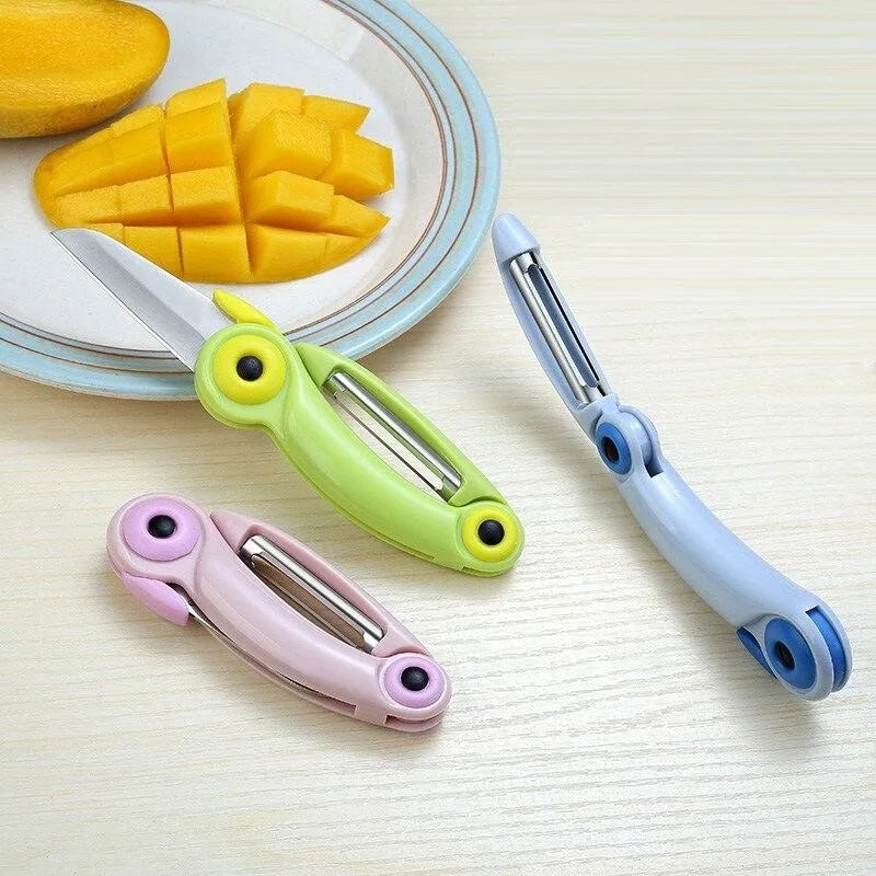 2 In 1 Cartoon Fruit Peeling Knife