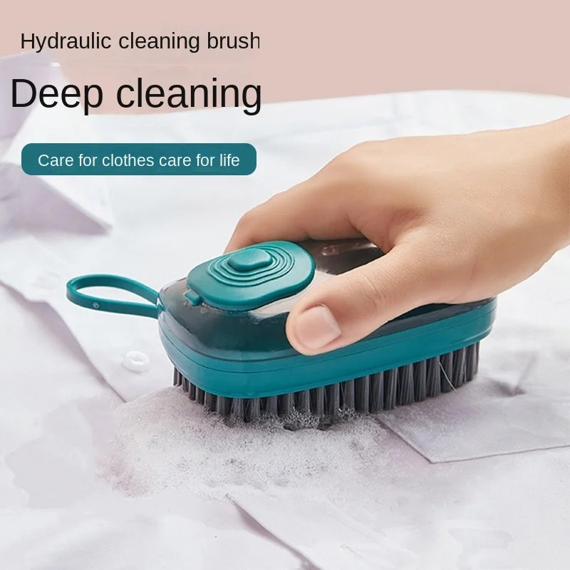 Liquid Soap Dish Washing Cleaning Brush