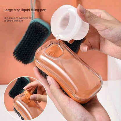 Liquid Soap Dish Washing Cleaning Brush