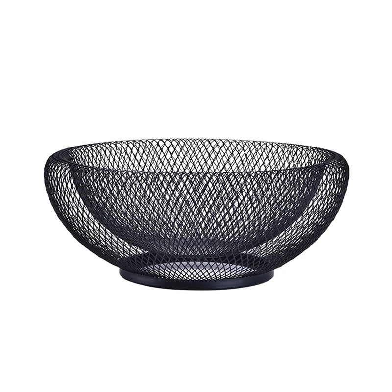 Double Wall Metal Fruit Bowl Basket