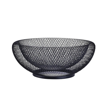 Double Wall Metal Fruit Bowl Basket