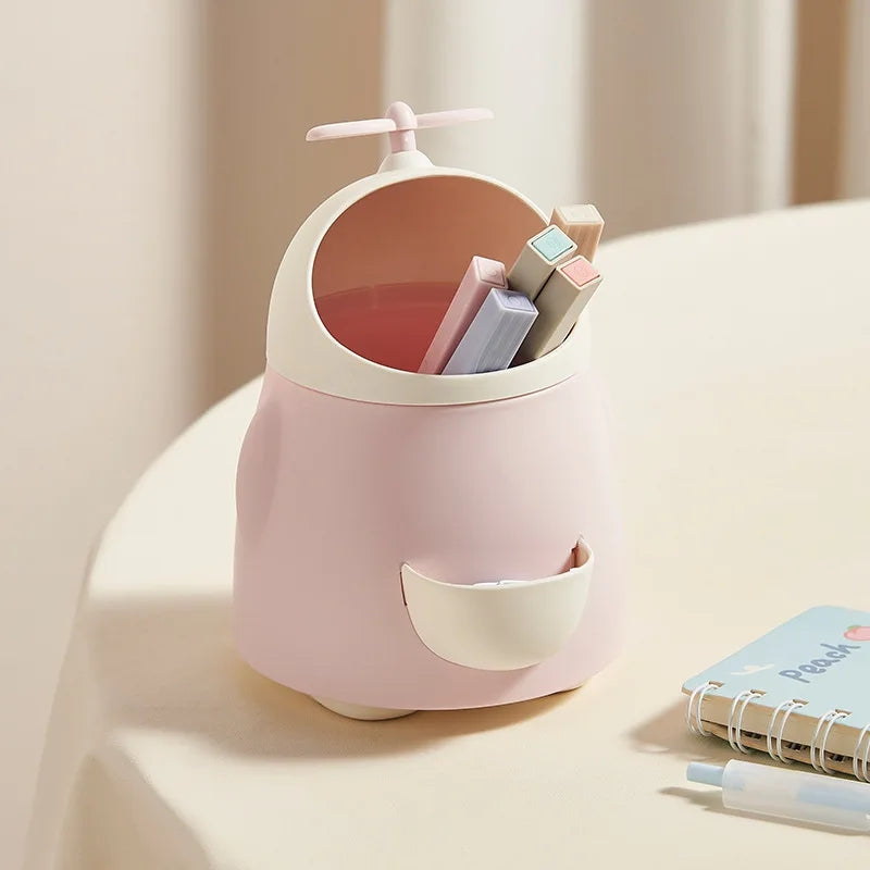 Mini Desktop Trash Can