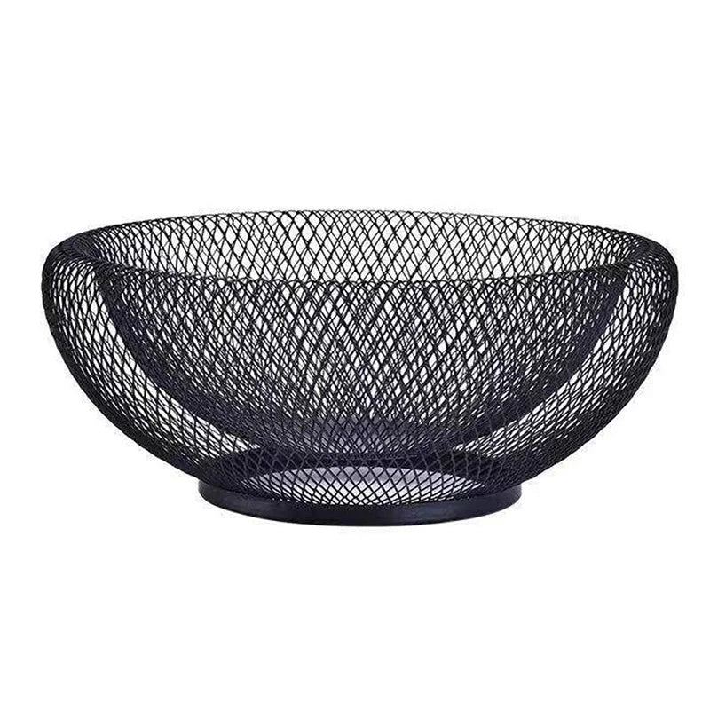 Double Wall Metal Fruit Bowl Basket