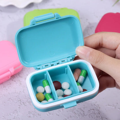 3 Grid Mini Portable Pill Organizer