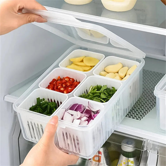 6 Pcs Detachable Food Storage Container