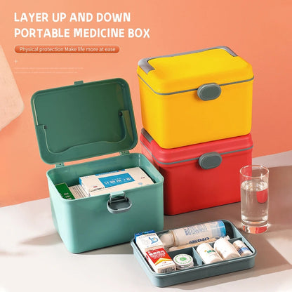 2 layer First Aid Storage Box