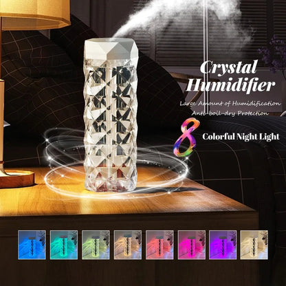 1000 ML USB Essential Oil Diffuser with 7-Color Light Cool Mist Humidifier