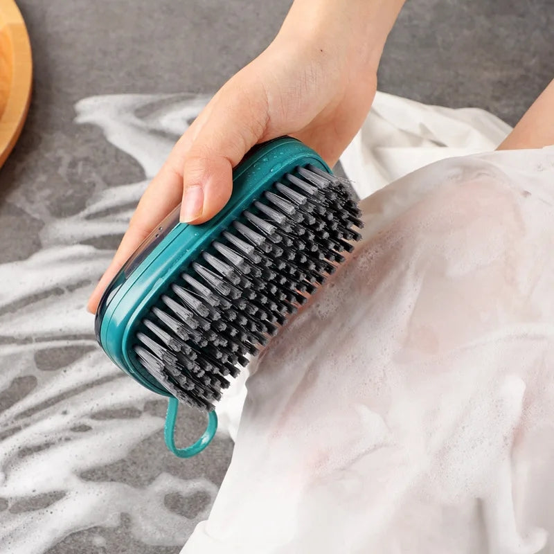 Liquid Soap Dish Washing Cleaning Brush