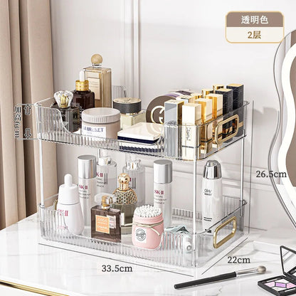 2-Tier Makeup Desk Organizer