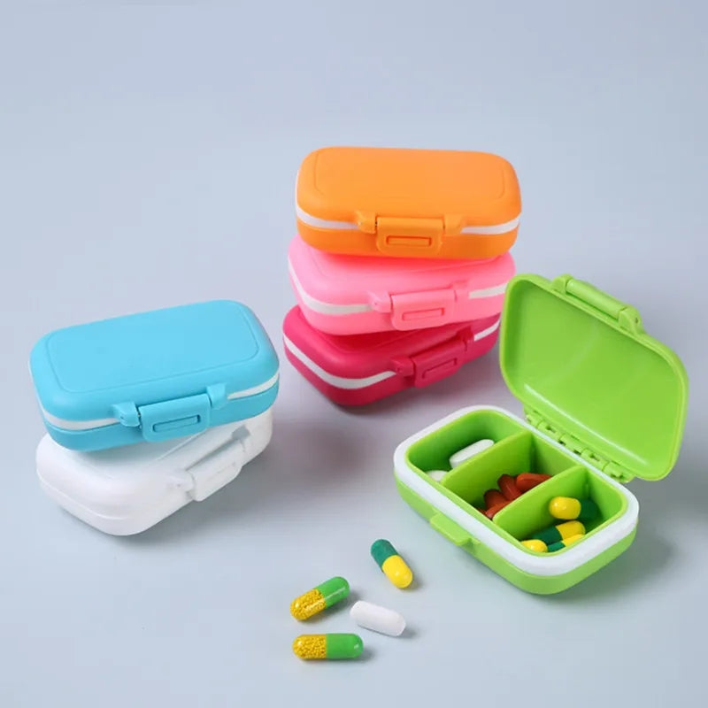 3 Grid Mini Portable Pill Organizer