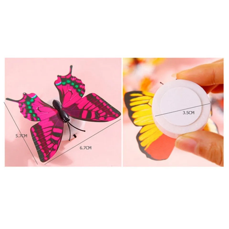 12pcs Led Butterfly Sticker