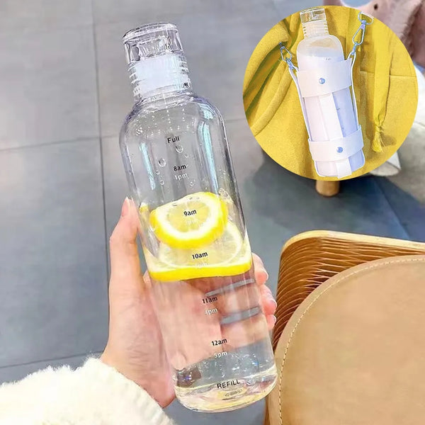 High quality glass water bottle