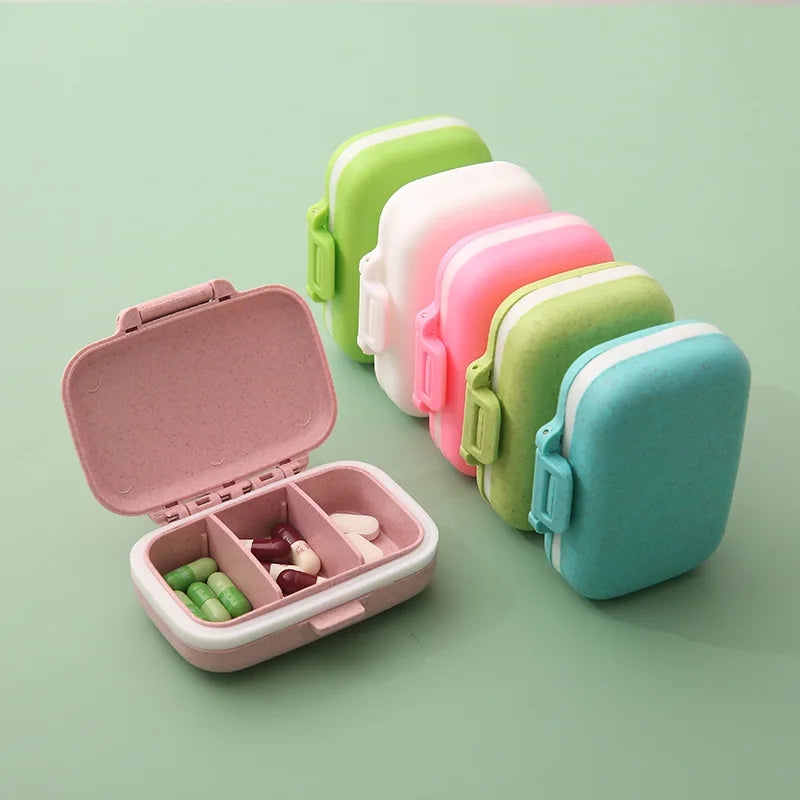 3 Grid Mini Portable Pill Organizer