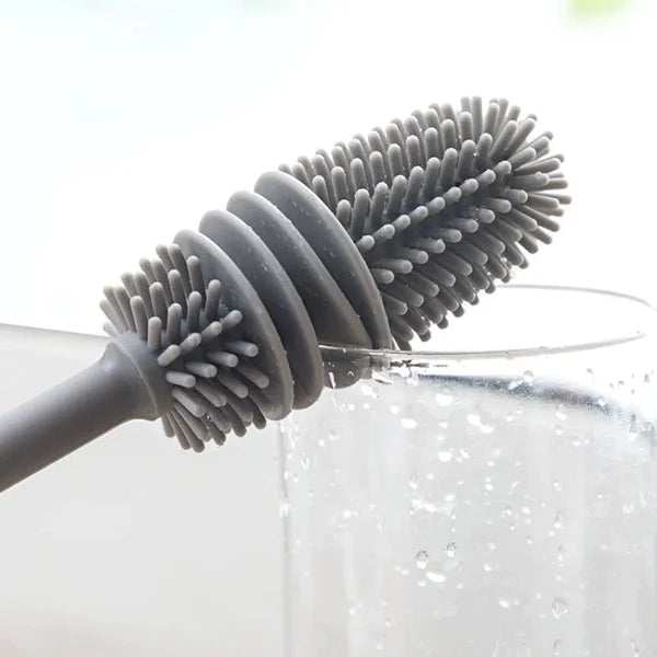 Bottle Cleaning Brush Long Handle Silicone Water Bottle Cleaner Brush Portable Cleaning Tools For Crevices Home Kitchen Brush