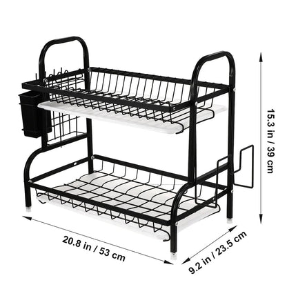 2 and 3 tier dish drying rack