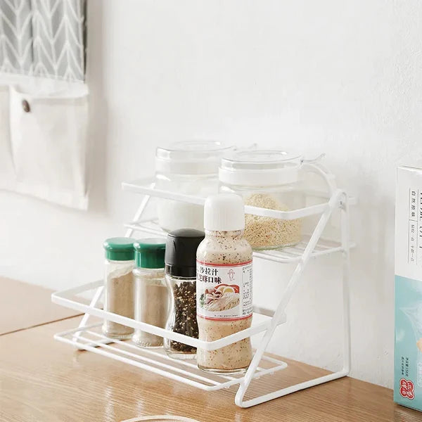 Double layer shelf rack - Two layer kitchen rack