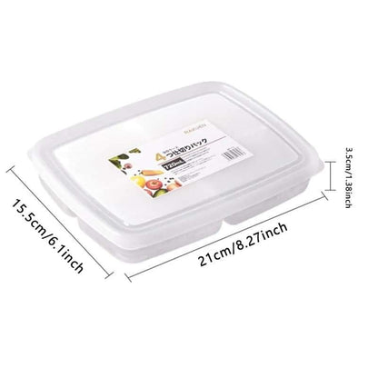 4 Grid Food Storage Box