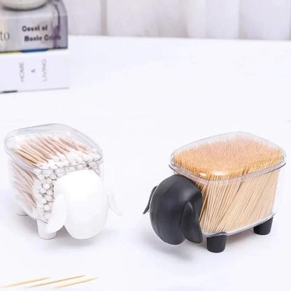 Multi purpose sheep shape holder bud holder or toothpick holder