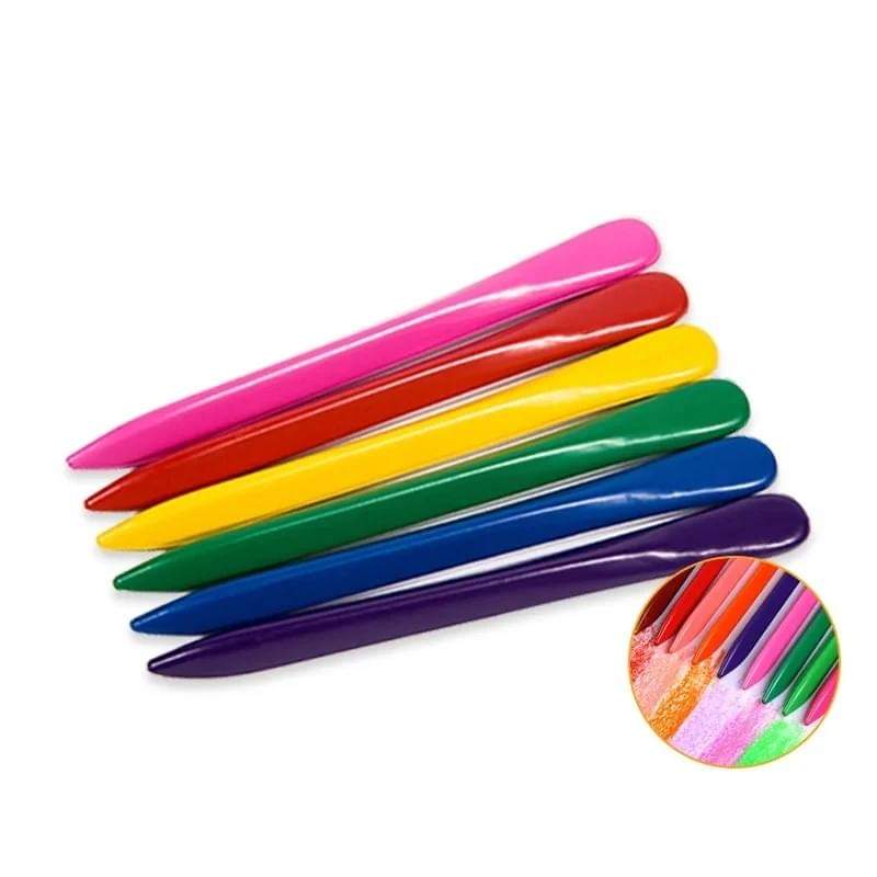 12Pcs Plastic Crayons Set