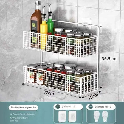 2 Layer Metal Storage Rack ( Premium Quality)