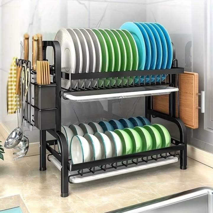 2 and 3 tier dish drying rack