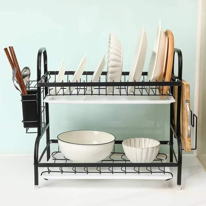 2 and 3 tier dish drying rack