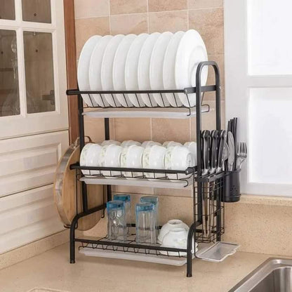 2 and 3 tier dish drying rack