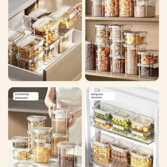 4pcs Storage Jars