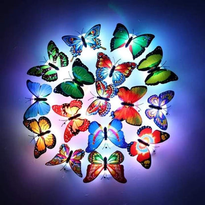 12pcs Led Butterfly Sticker