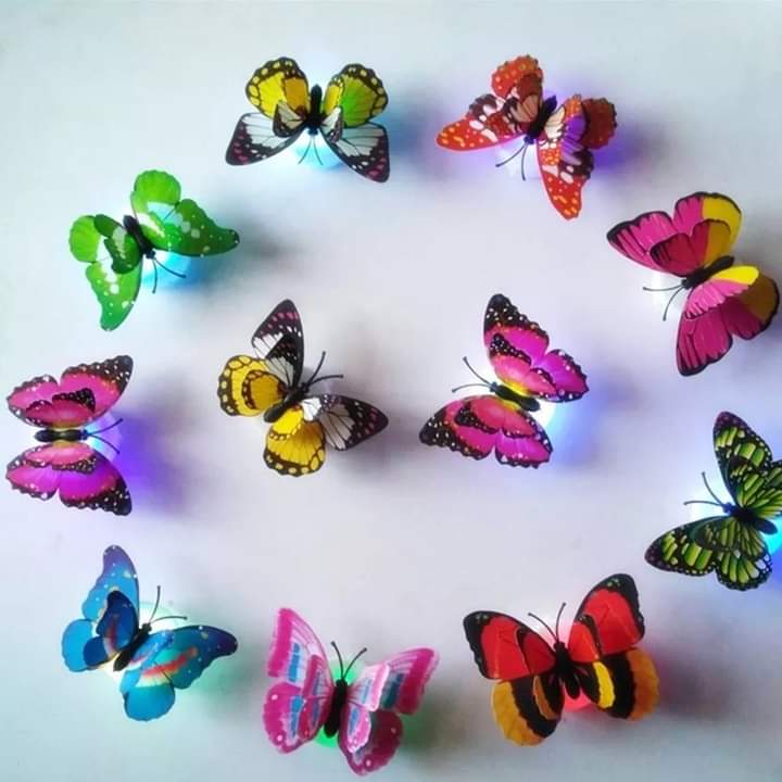 12pcs Led Butterfly Sticker