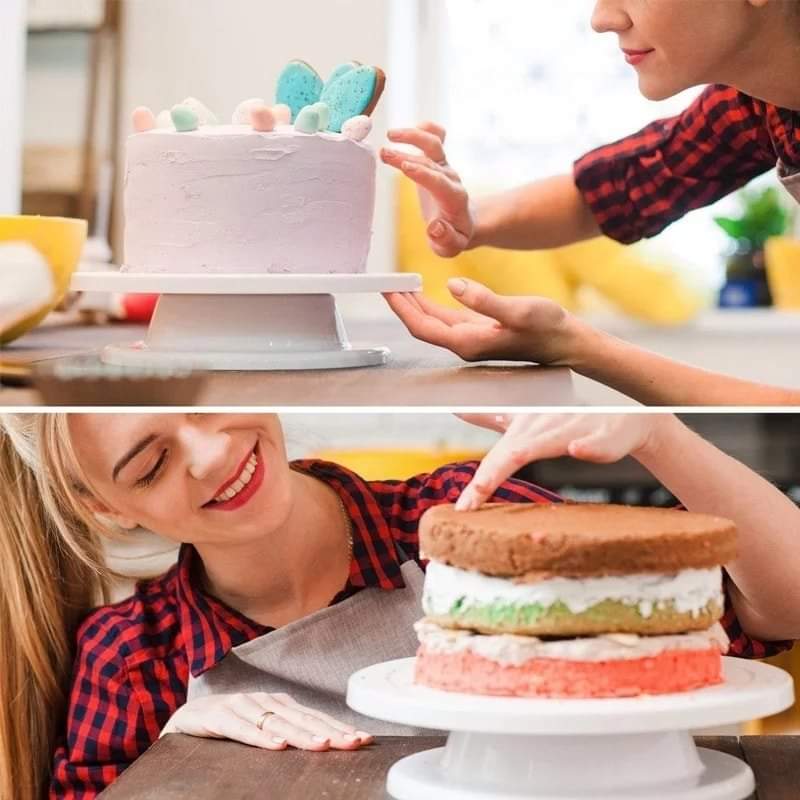 Cake Turntable Rotating Tray