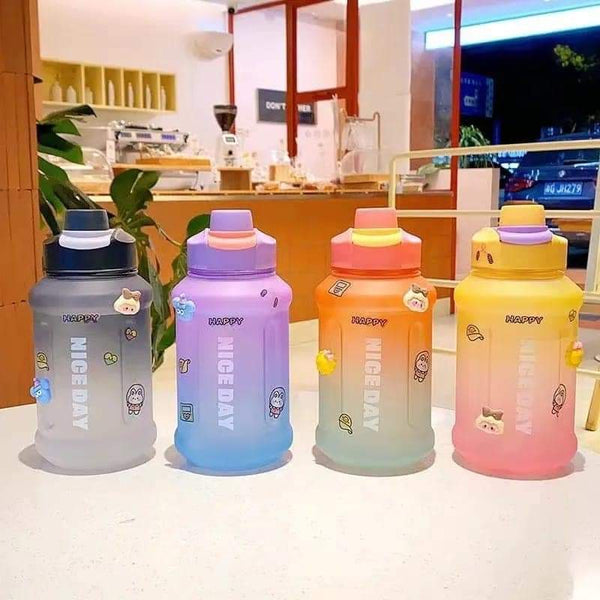 Colorsful plastic body water bottle