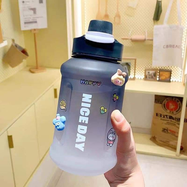 Colorsful plastic body water bottle