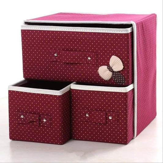 2 Layer Drawer Storage Box