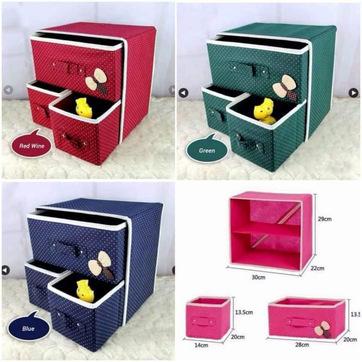 2 Layer Drawer Storage Box