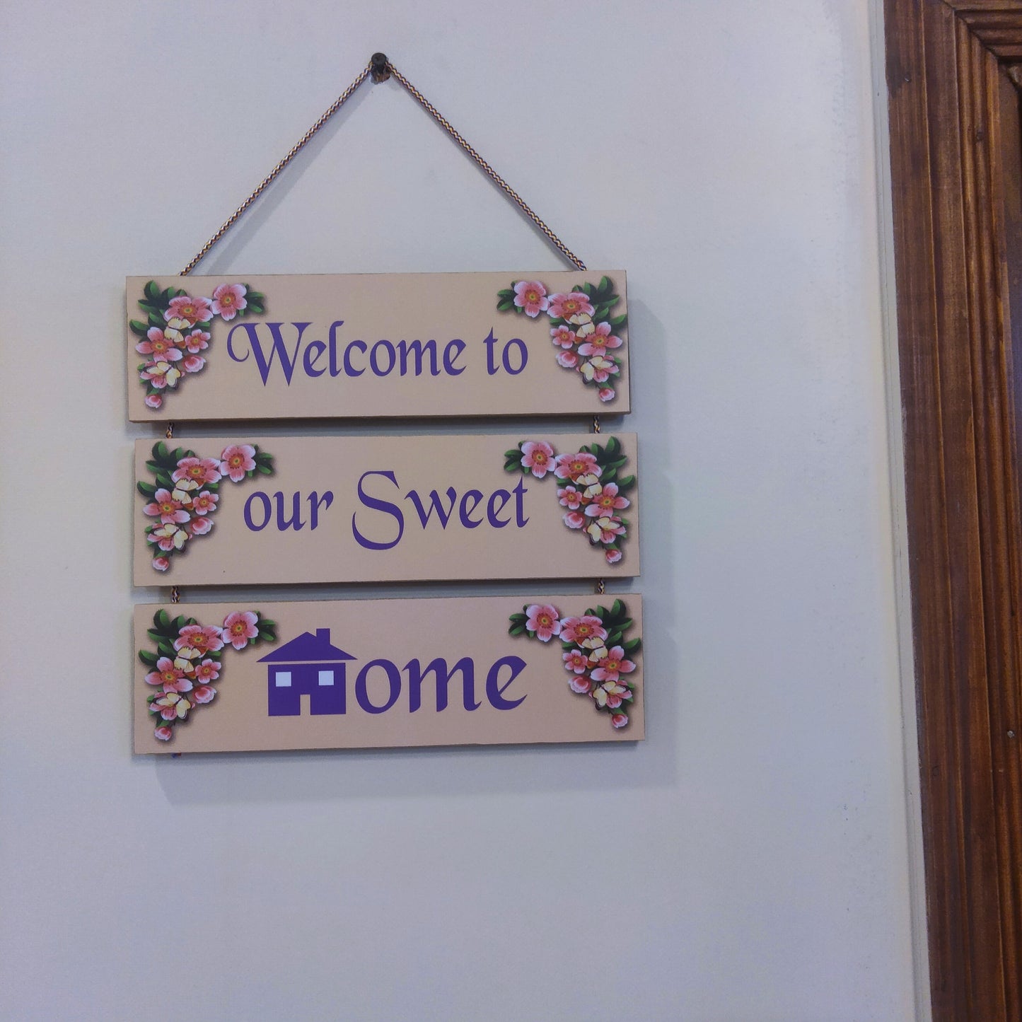 Welcome to our sweet home in elegant design with beautiful flower theme