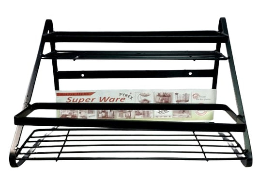 2 Layer Organizer Rack (Only Black Color)