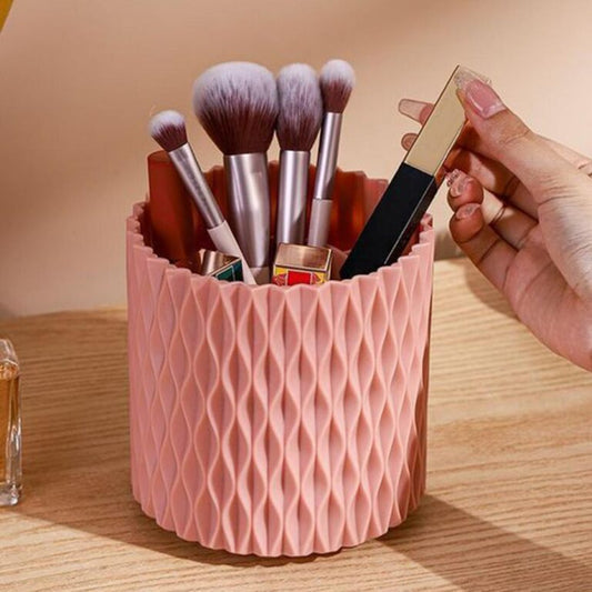 360 degree rotating brush organizer