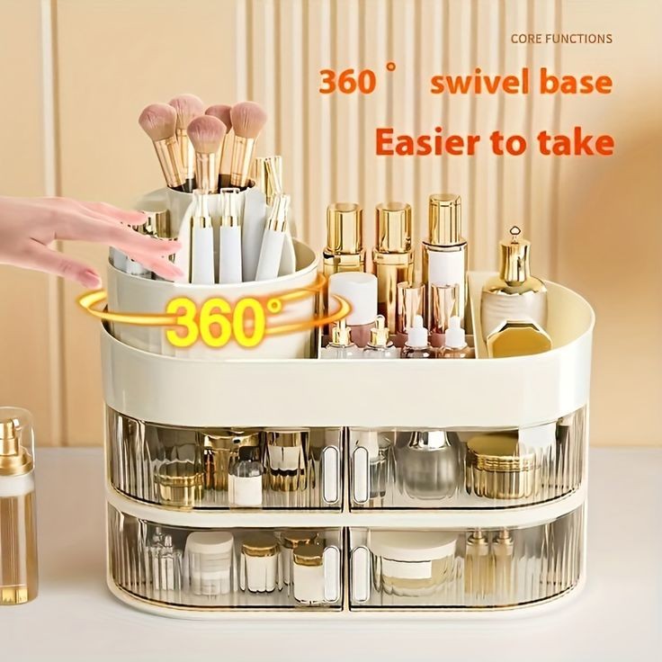 Large Capacity Desktop Cosmetics And Jewellery Organizer