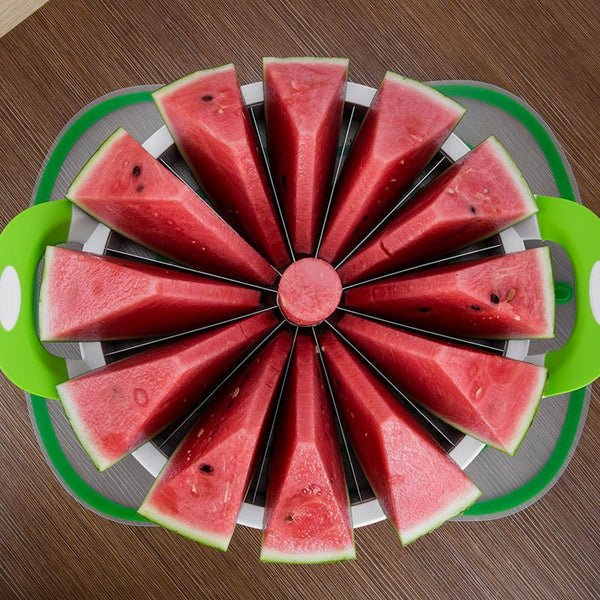 Stainless steel watermelon slicer