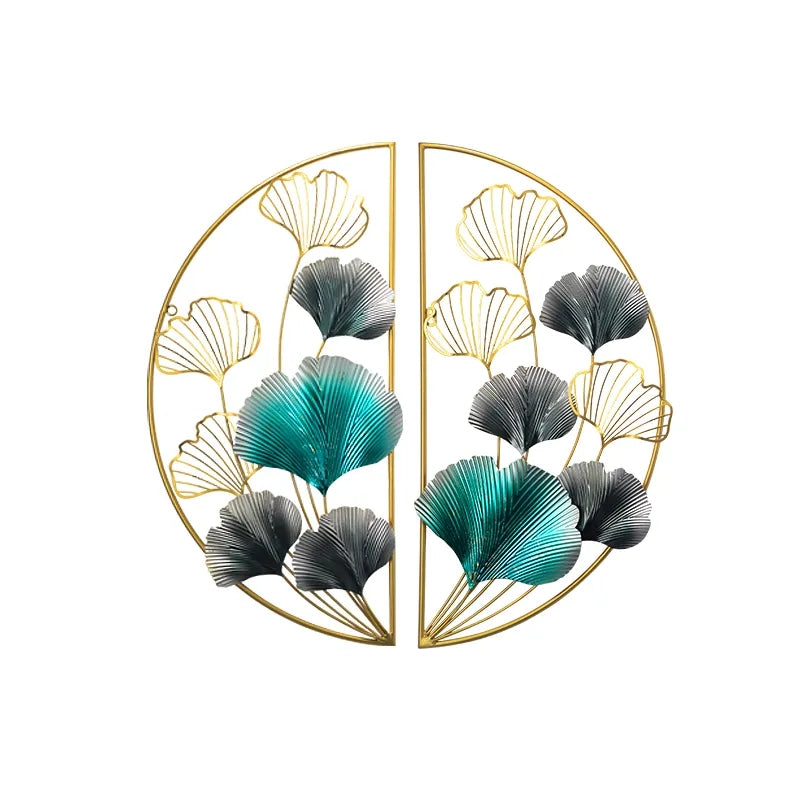 Ginkgo leaves quarter moon wall art decor – SouqPakistan