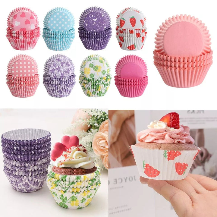 Paper Cups for cake (100 pieces)