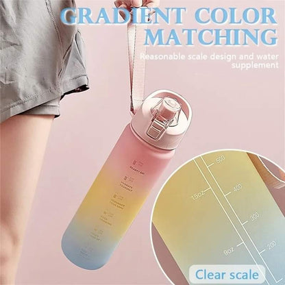 1000ML Colorful Radiant Water Bottle