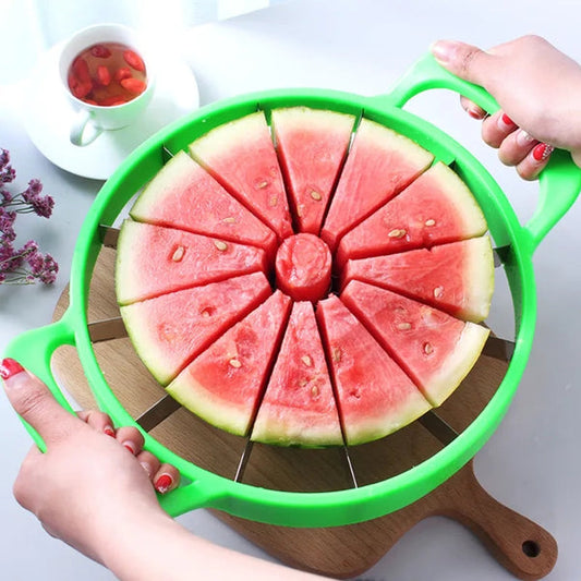 Stainless steel watermelon slicer