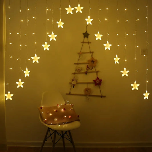 Star curtain arch light