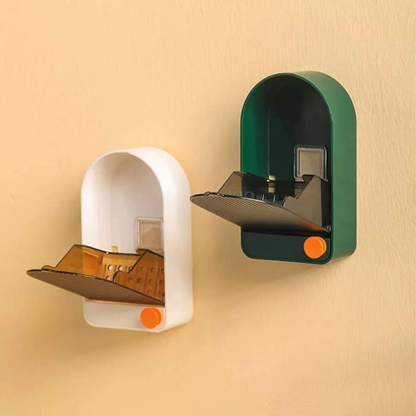 Wall mounted dust proof soap holder