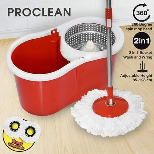 360 degree spin bucket mop