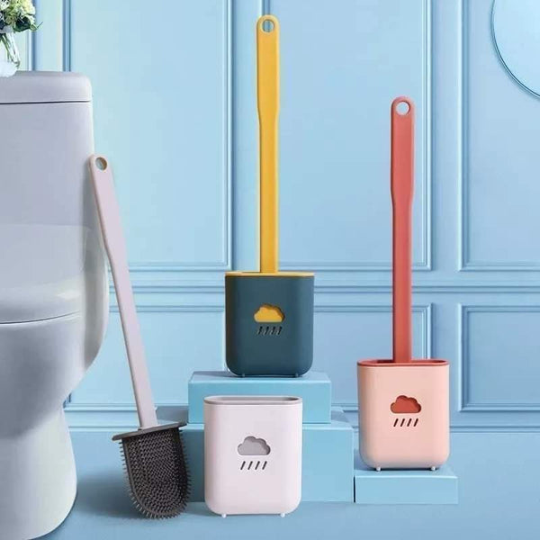 Wall mounted toilet brush