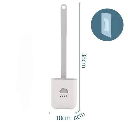 Wall mounted toilet brush